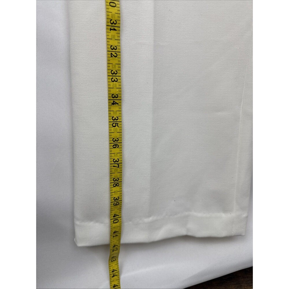 LTD White Wide Leg Sailor Pants Fully Lined Decorative Buttons Size 0 / W30 - Picture 10 of 16